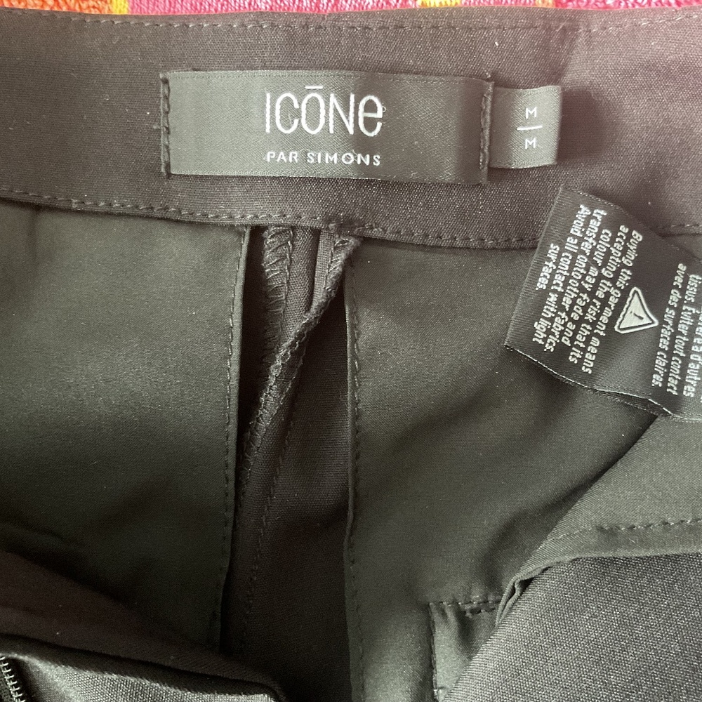 Icone par Simon’s black dress pants - Size M - Picture 4 of 4